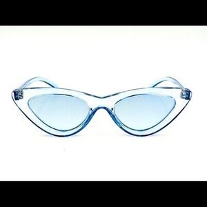Adam Selman x Le Specs The Last Lolita Clear Blue